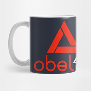 Obelisk Logo and Name Red Mug